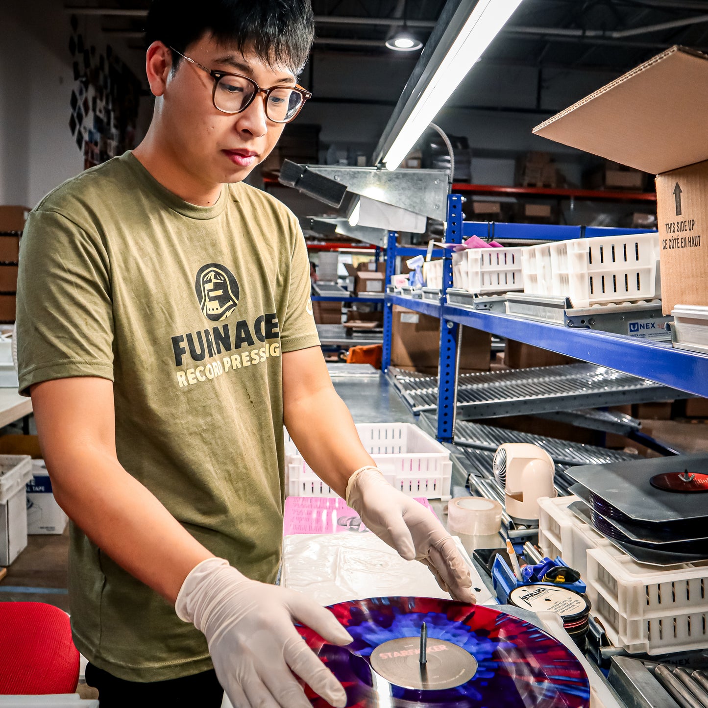 Furnace Record Pressing - Pressmith™ Issued T-Shirt