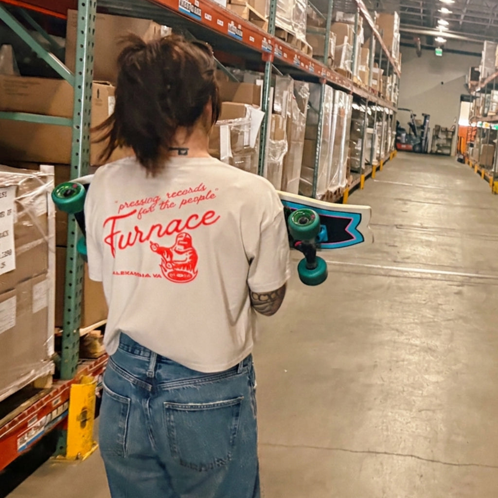 Furnace Work Wash Crop - Natural Bone