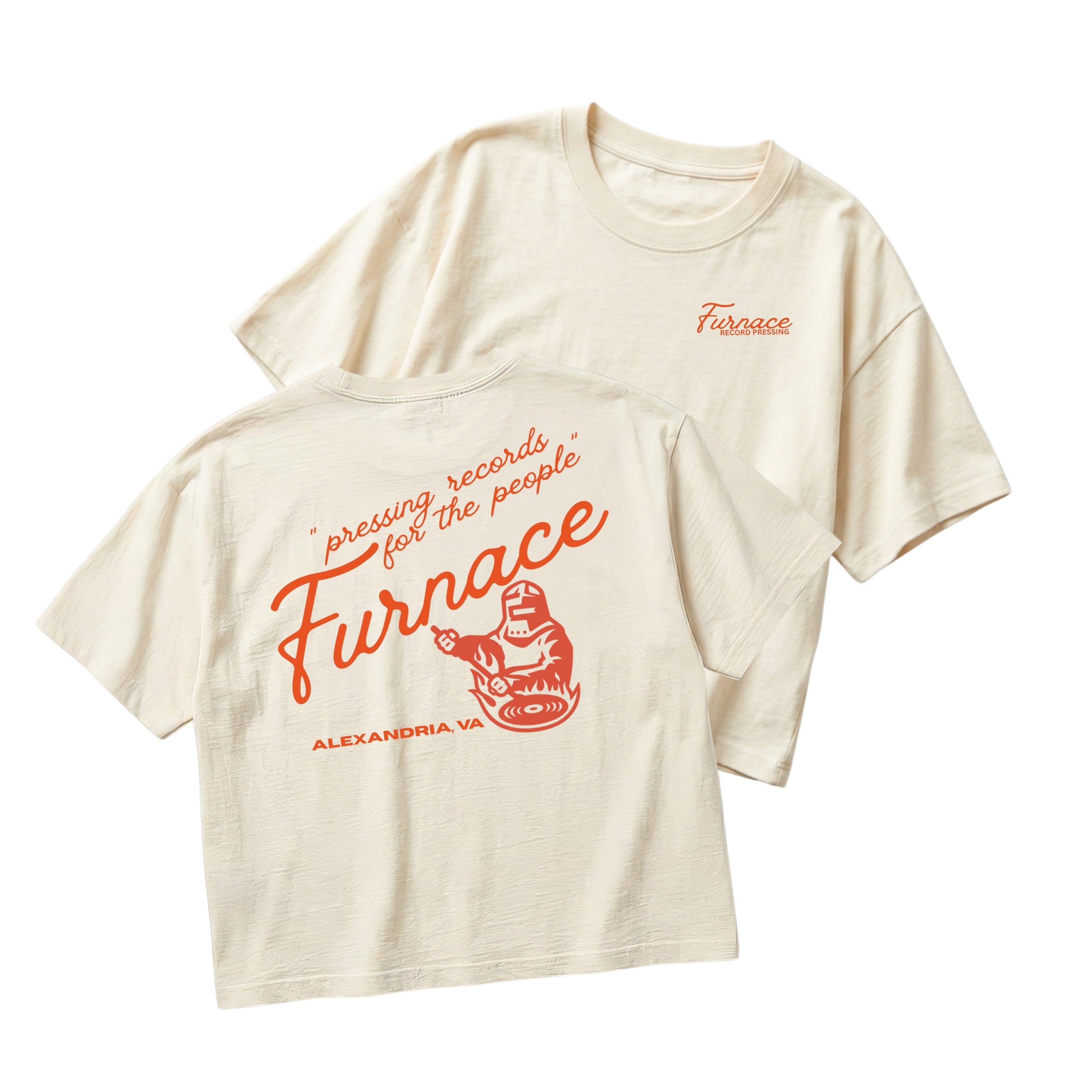 Furnace Work Wash Crop - Natural Bone