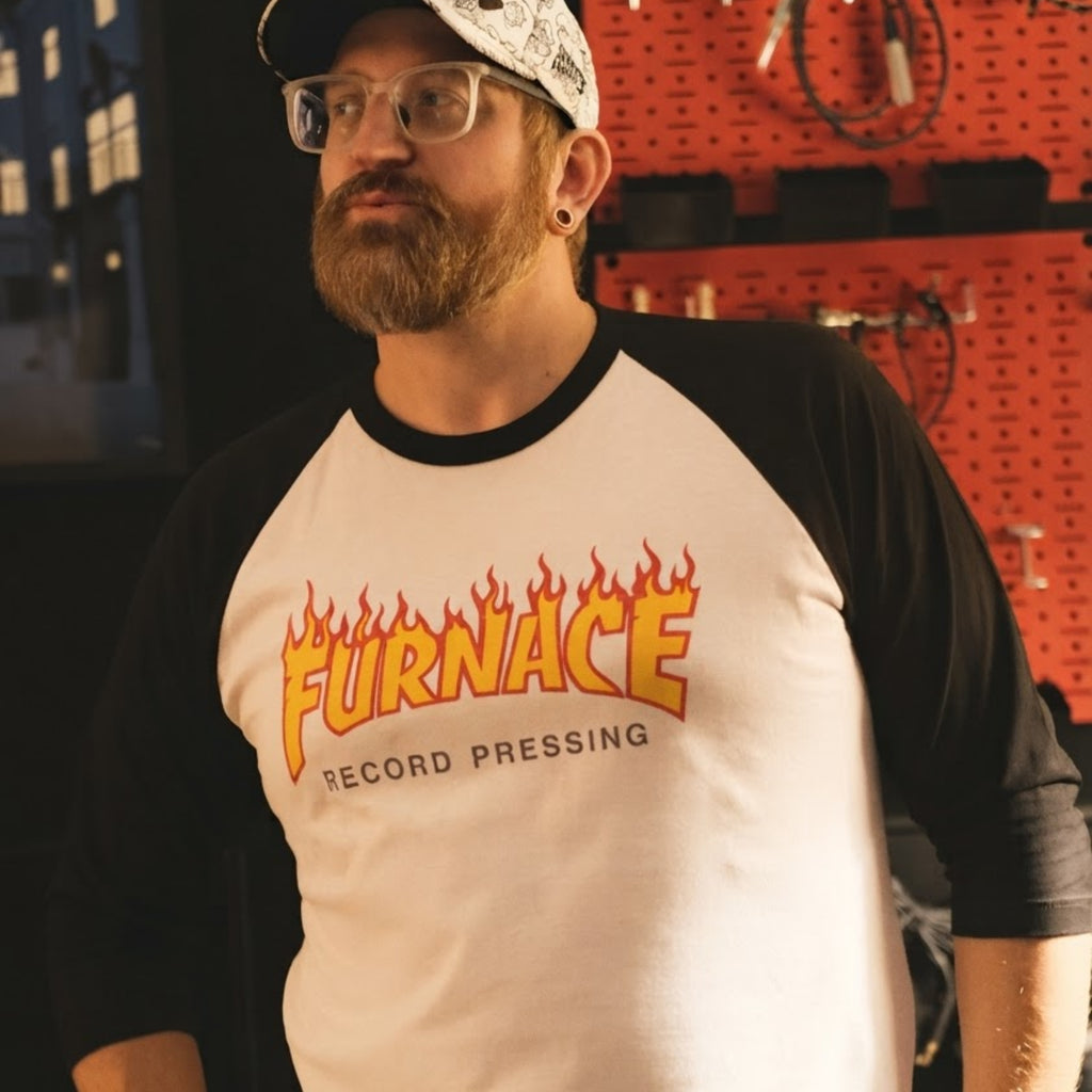 Flaming ‘Furnace’ 3/4 Sleeve Raglan