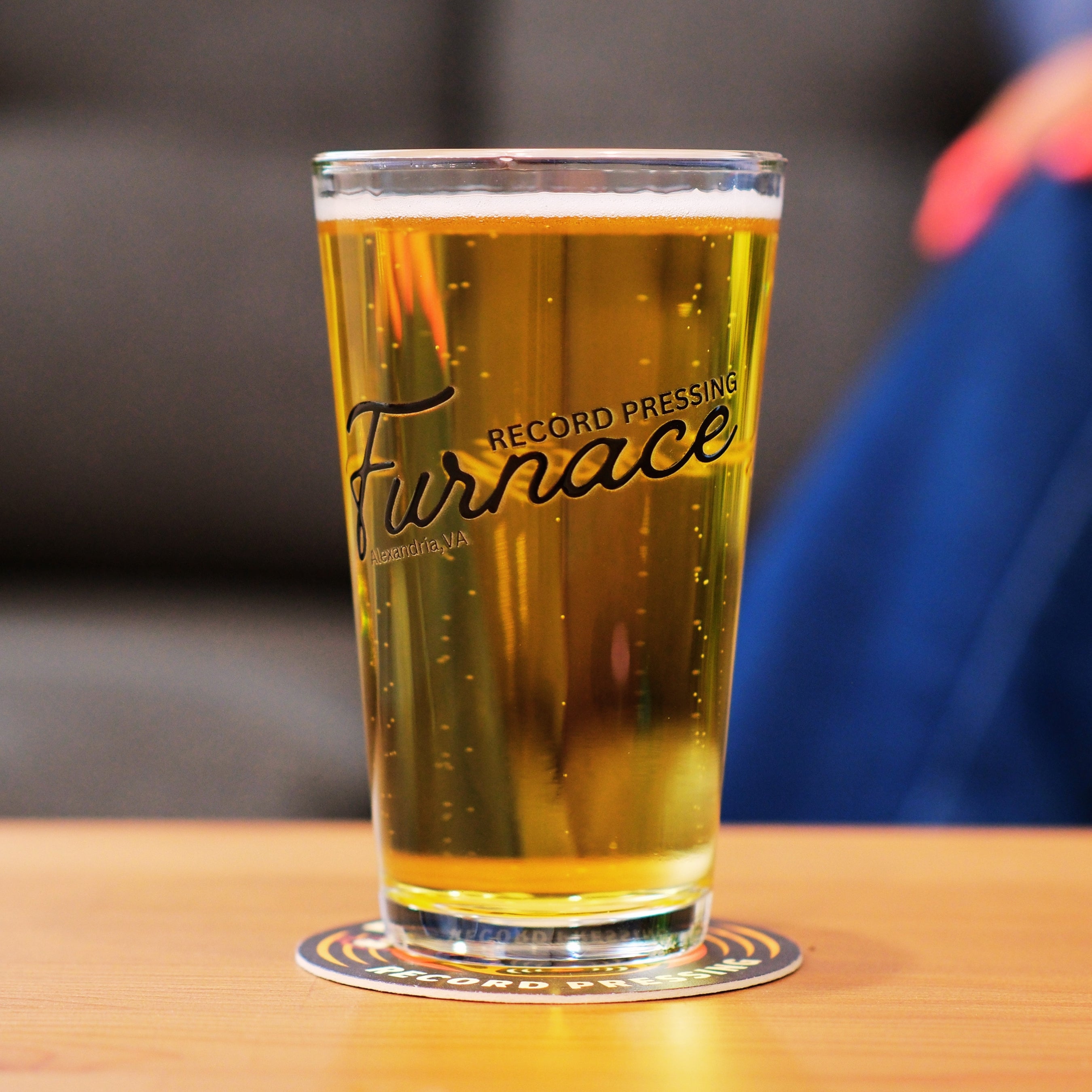 "Thirsty Work" Shaker Pint Glass