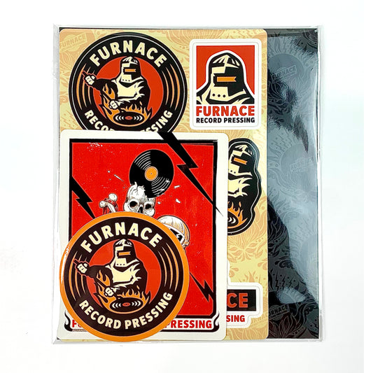 Furnace Record Pressing Sticker Pack